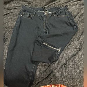 Torrid stiletto jegging dark blue size 22